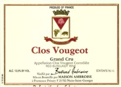 2017 Clos Vougeot Grand Cru, Maison Bertrand Ambroise